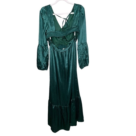 Rahi Large Jade Leila Luster Midi Dress Long Sleeve - Picture 6 of 9